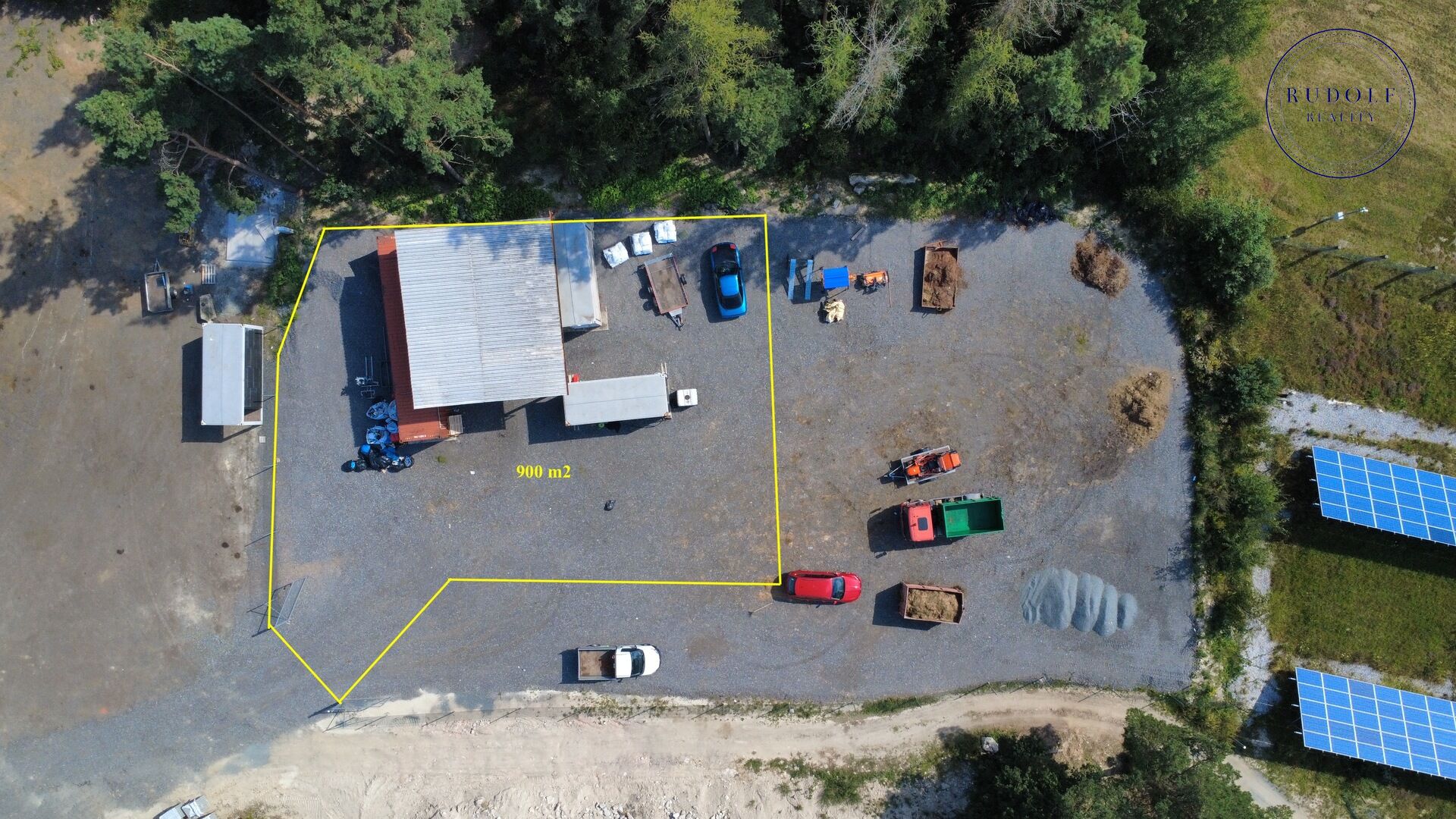 Pronájem komerčního pozemku, 900 m2, Třemošná