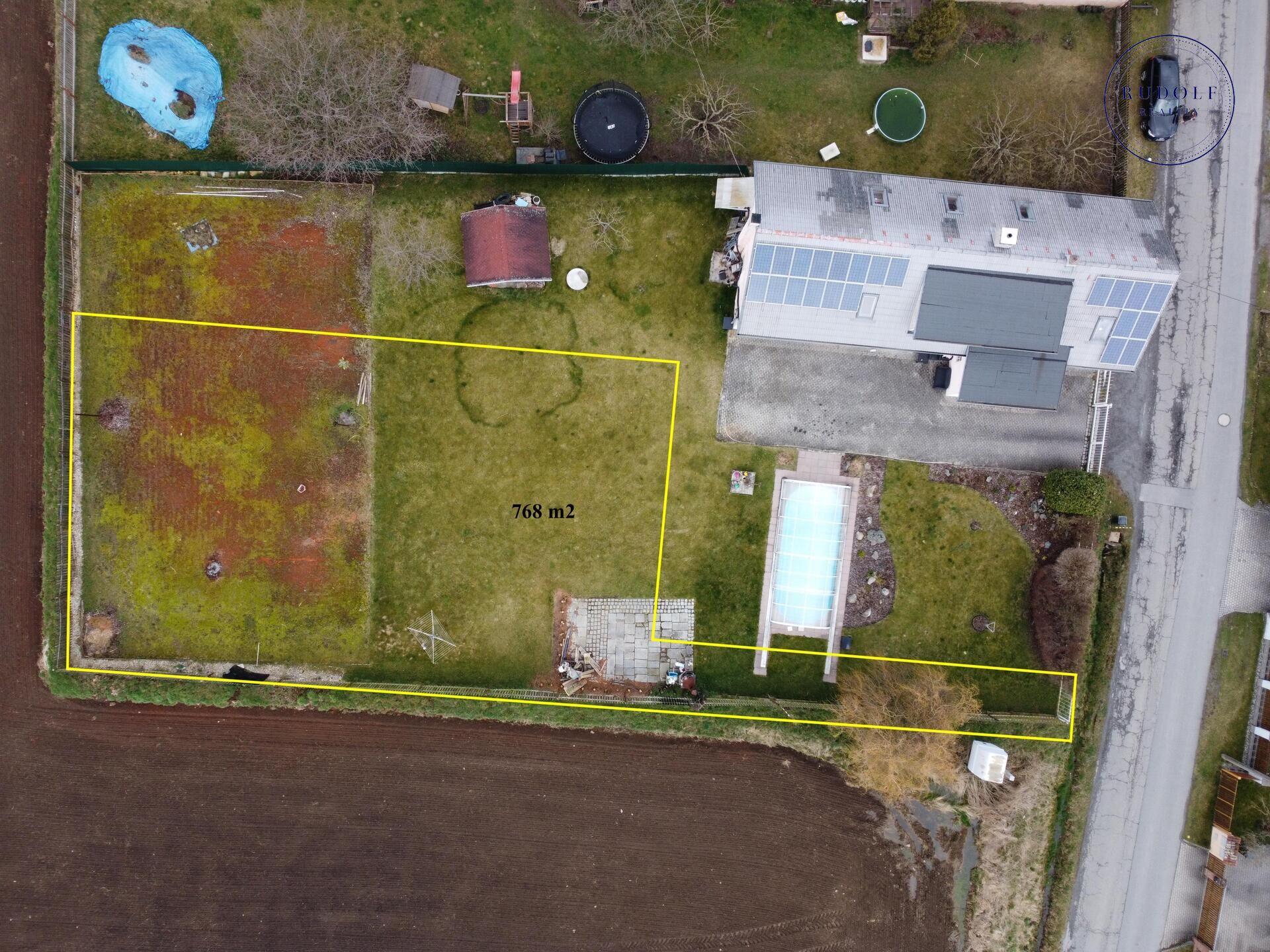 Prodej stavebního pozemku 769 m2, Plzeň- Letkov