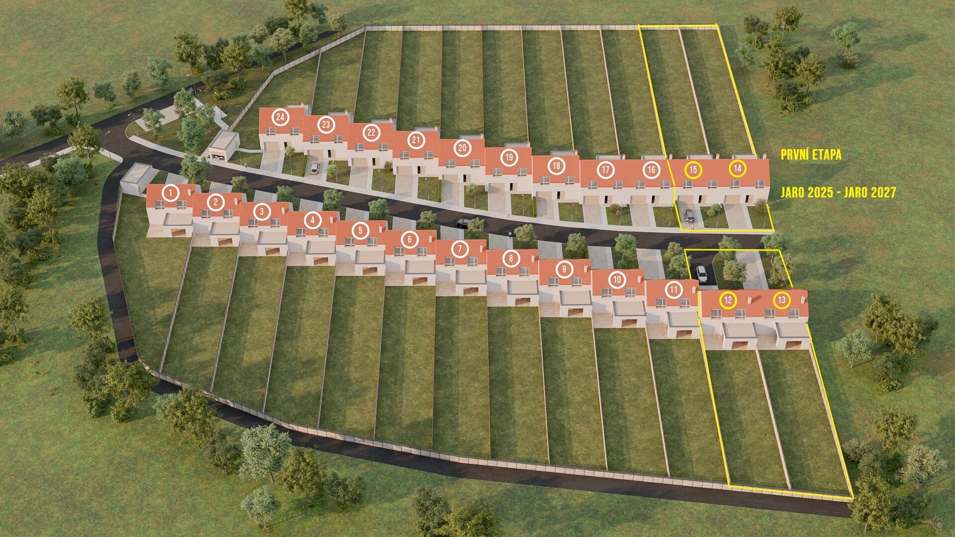 Předprodej RD v developerském projektu,  4+kk 128 m2