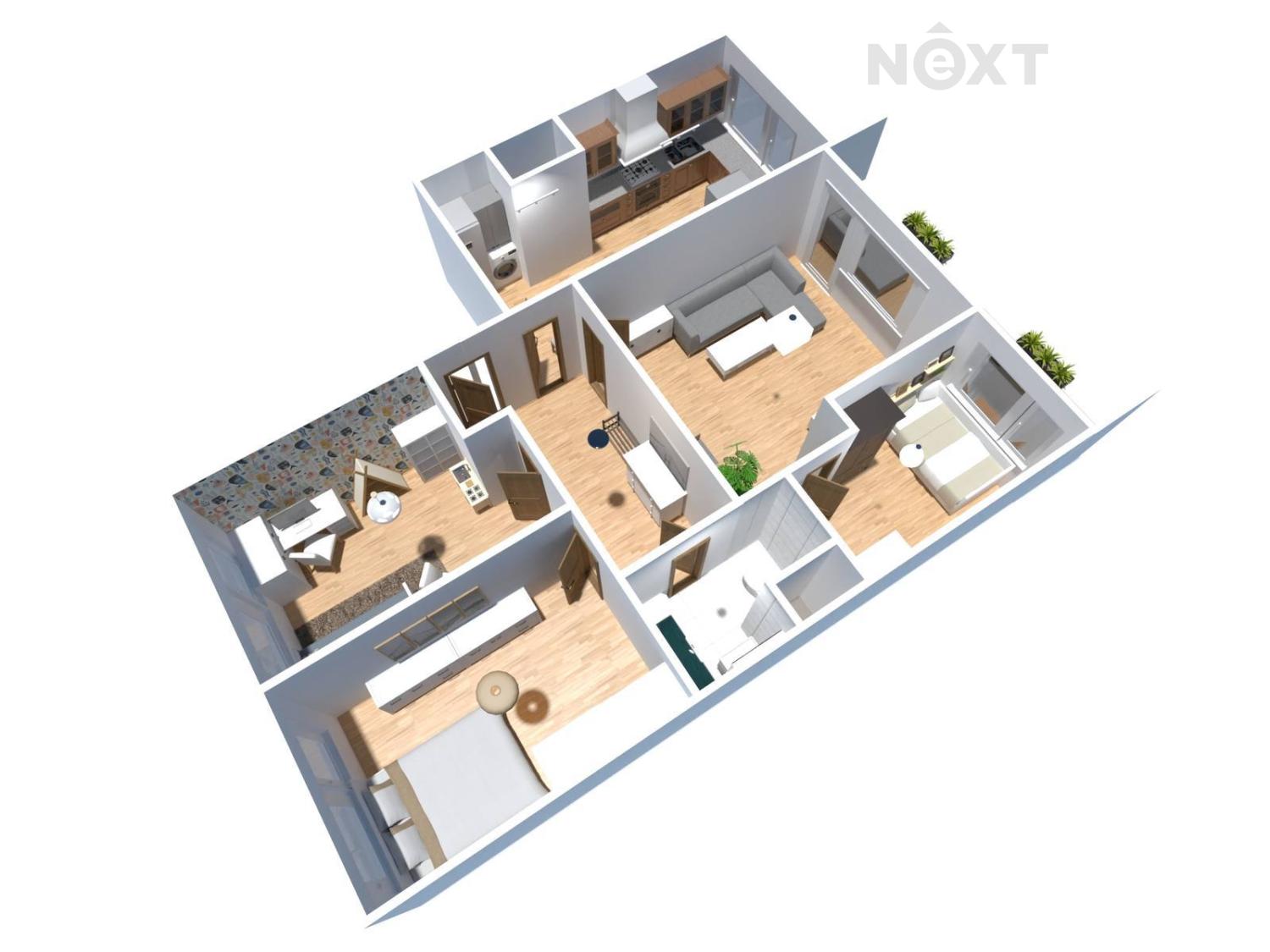 Pronájem byt 4+1, 85㎡