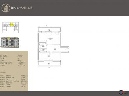 Prodej bytu, 2+kk, 82 m²
