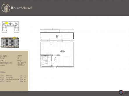 Prodej bytu, 1+kk, 50 m²