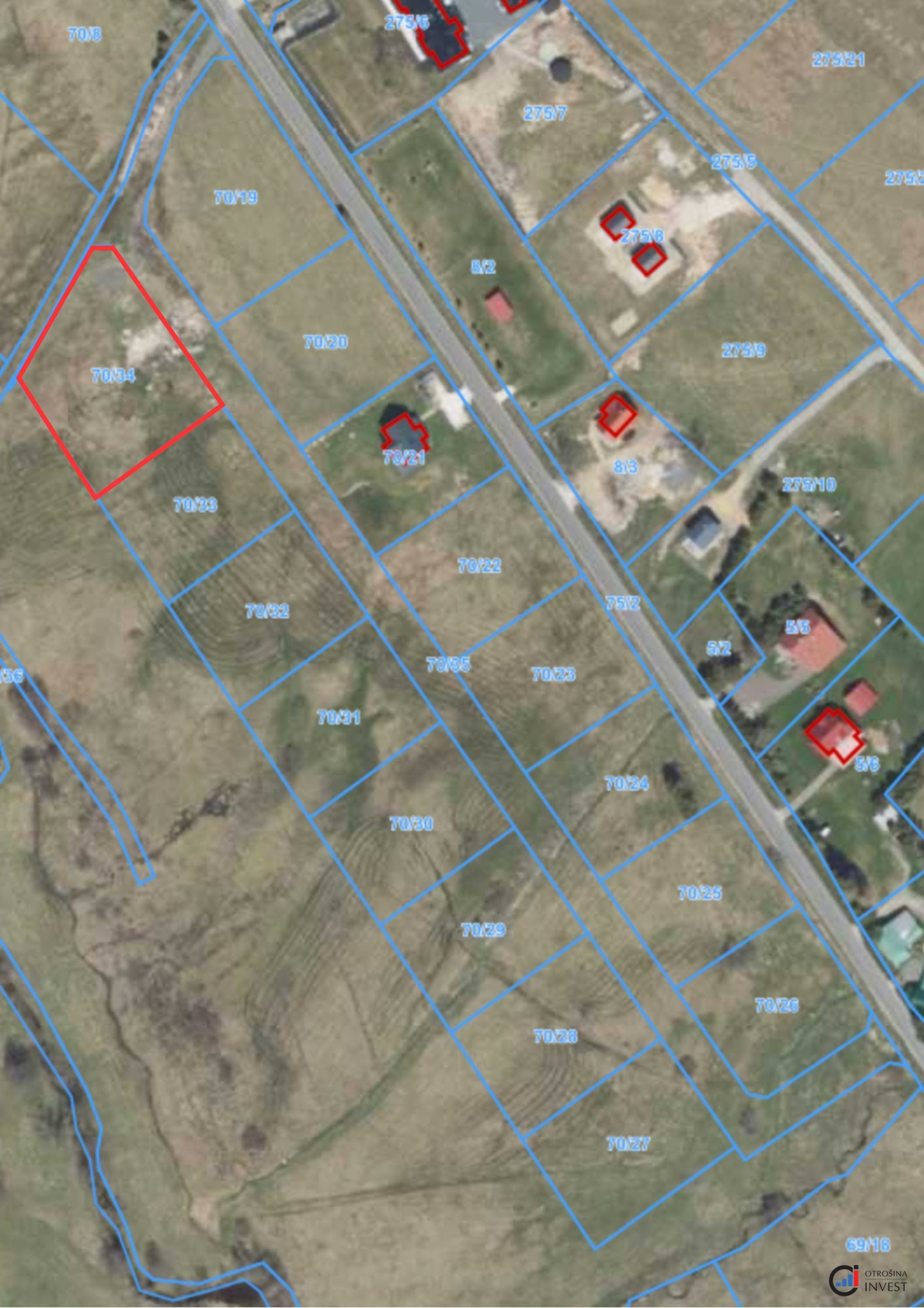 Prodej stavebního pozemku 2503 m² - Orlické Záhoří