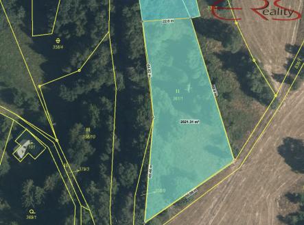 Prodej pozemku, trvalý travní porost, 2 521 m²