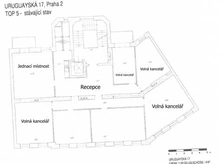 Pronájem - kanceláře, 57 m²