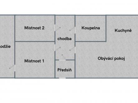 Pronájem bytu, 3+kk, 67 m²