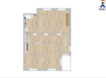 Pronájem bytu, 4+kk, 98 m²