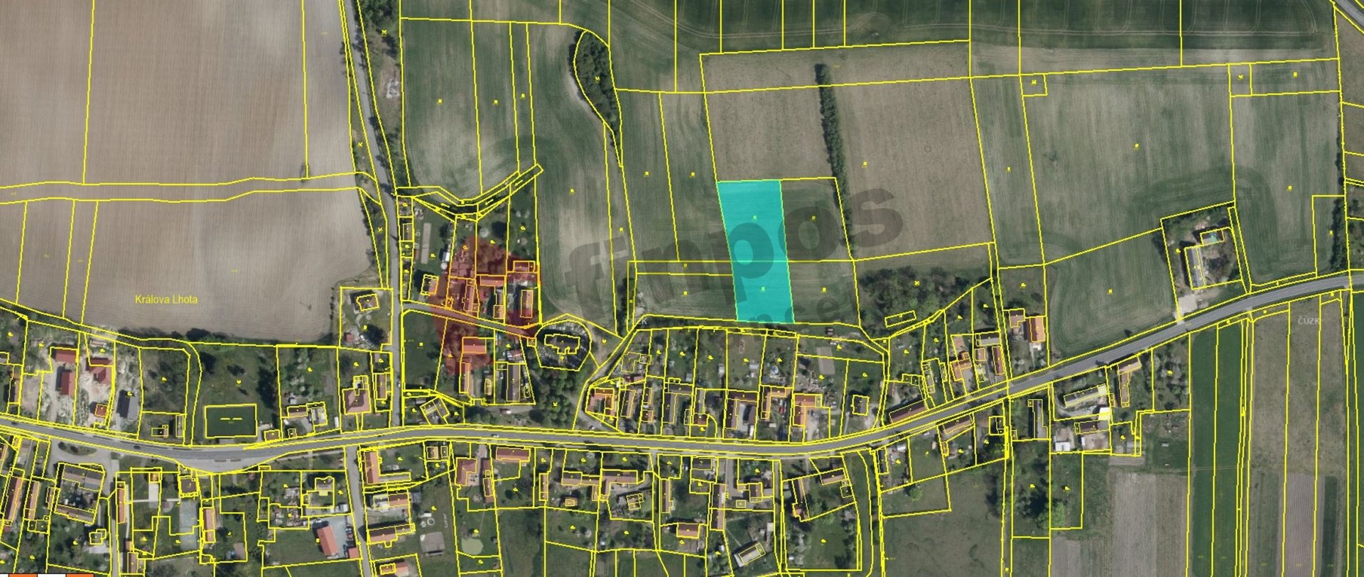 Prodej stavebního pozemku o celkové výměře 4.522 m2, Králova Lhota