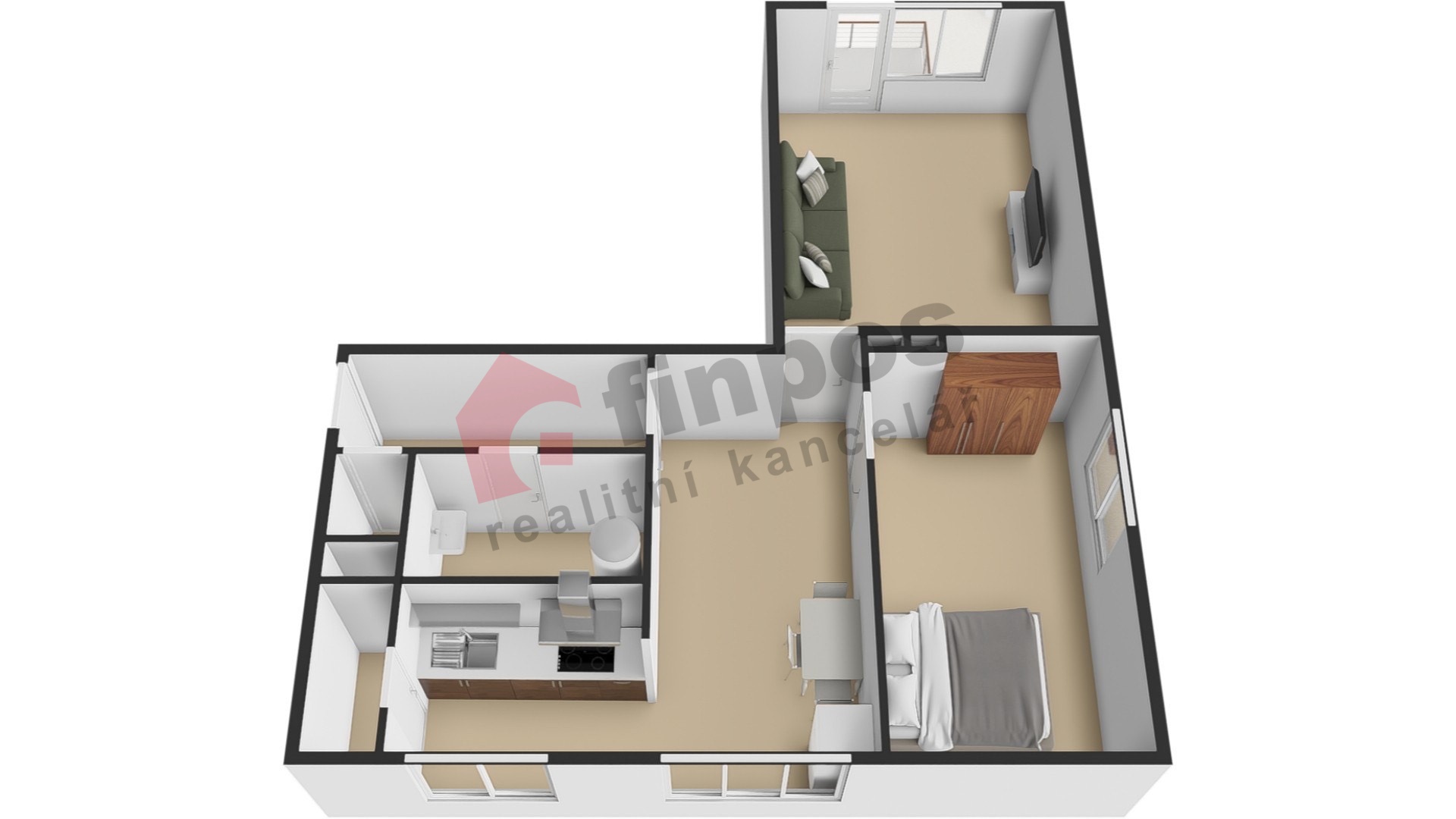 Byt 3+kk s vlastním pozemkem a zahradním domkem – Převýšov