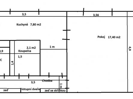 Prodej bytu, 1+1, 35 m²
