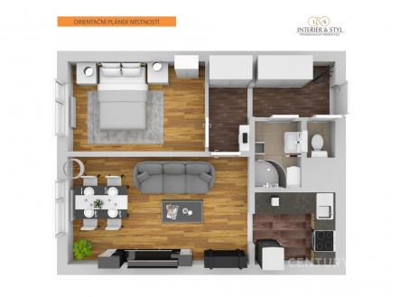 Prodej bytu, 2+kk, 42 m²