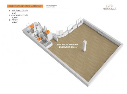 Pronájem kanceláře, 130 m²