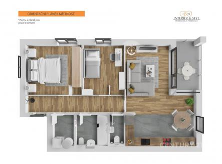 Prodej bytu, 3+kk, 73 m²