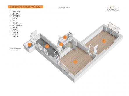 Prodej bytu, 2+kk, 55 m²