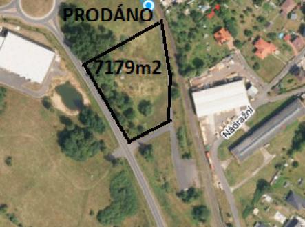 Prodej pozemku pro komerční výstavbu, 7 451 m²