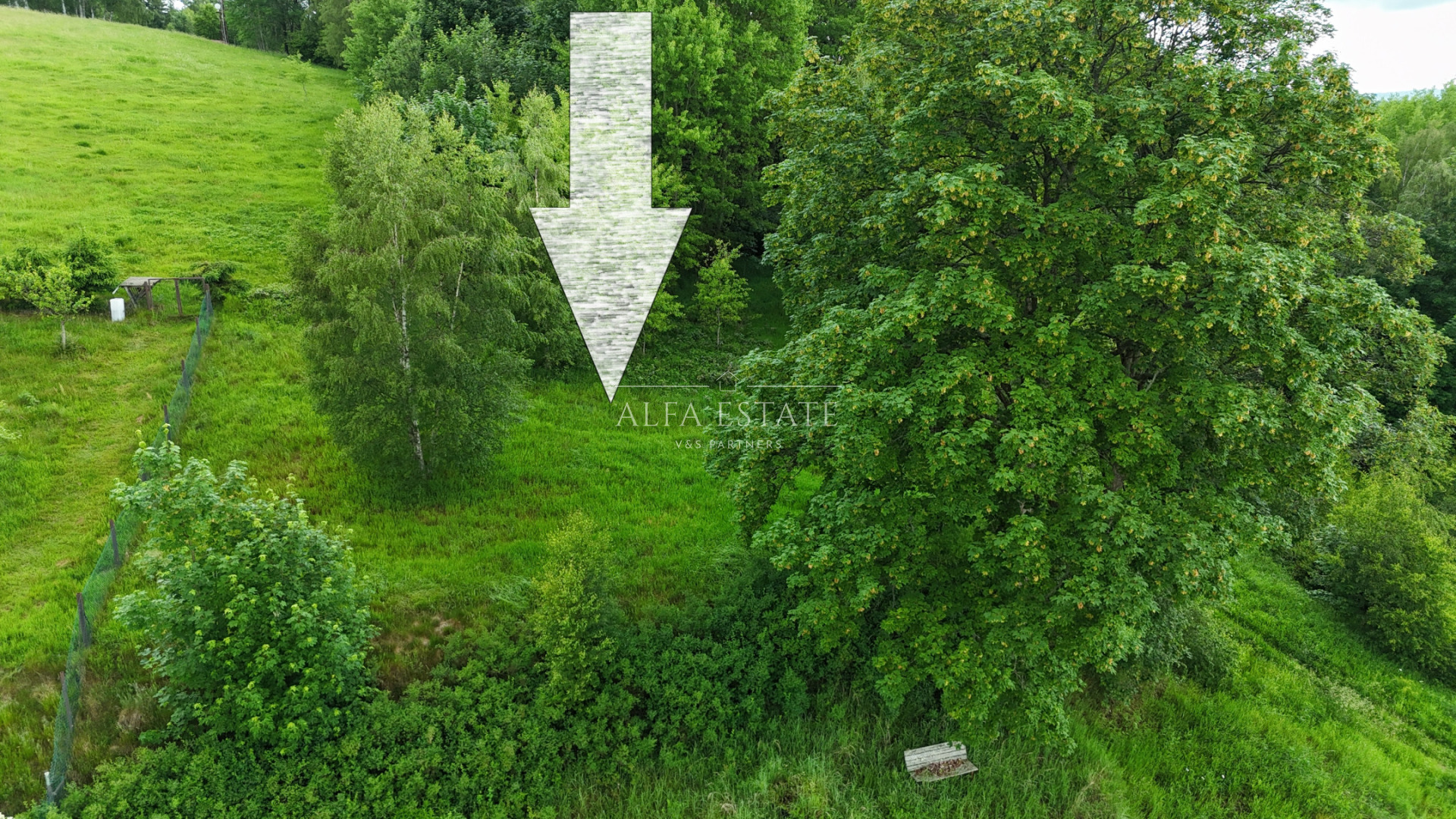 Pozemek 426m2, obec Oloví