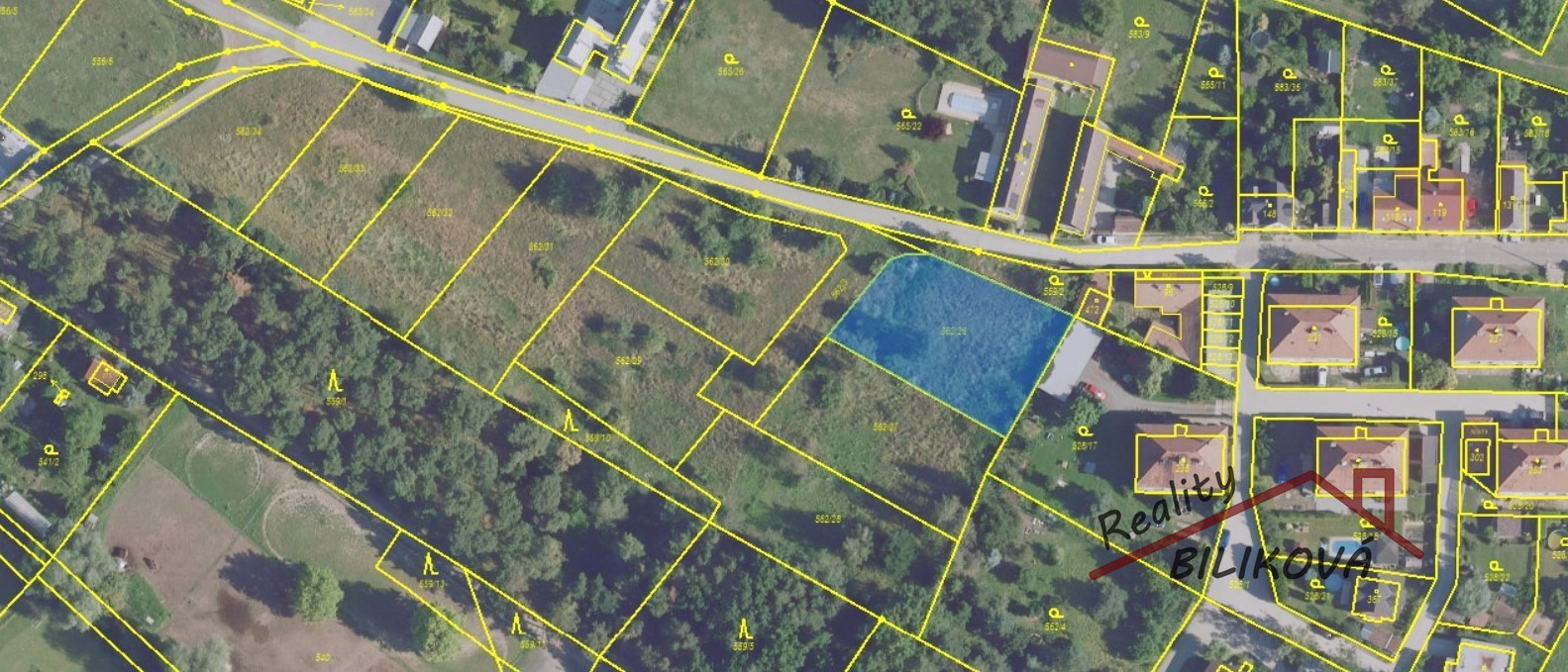 Prodej pozemku 1001m2, Záryby