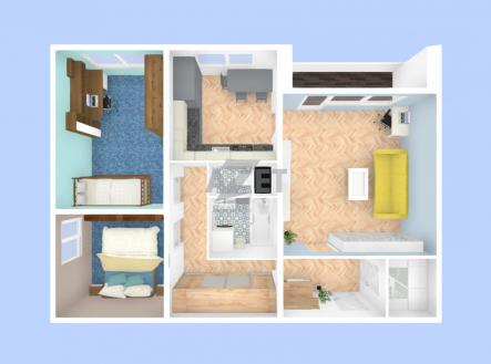 Prodej bytu, 3+1, 66 m²