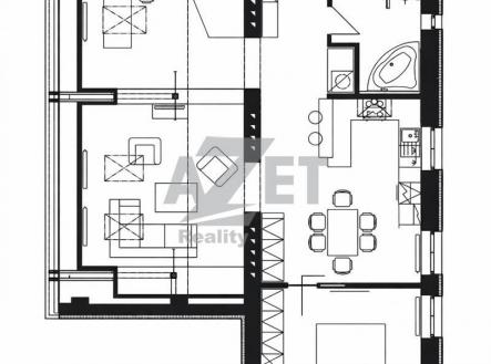Prodej bytu, 2+1, 88 m²