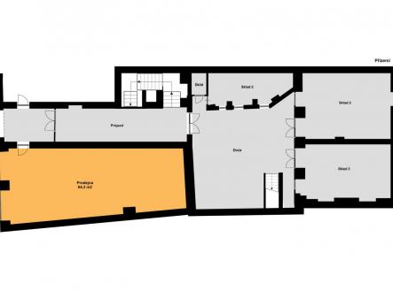 Prodej obchodní prostory, 200 m²