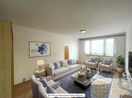 Pronájem bytu, 2+1, 61,5 m²