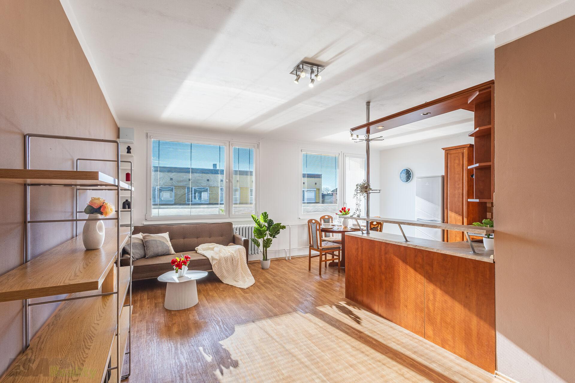 Prodej bytu 3+1, 69m², lodžie 6,96m², obec Kněžmost