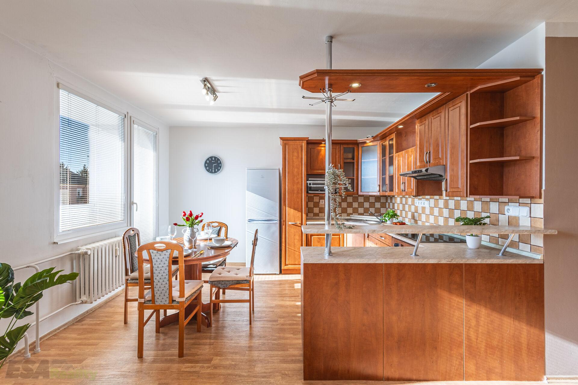 Prodej bytu 3+1, 69m², lodžie 6,96m², obec Kněžmost