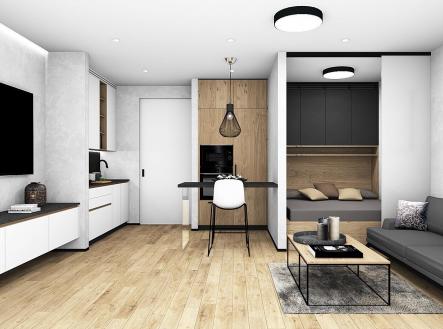 Pronájem bytu, 1+kk, 37 m²