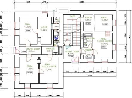 Prodej - nájemní dům, 430 m²