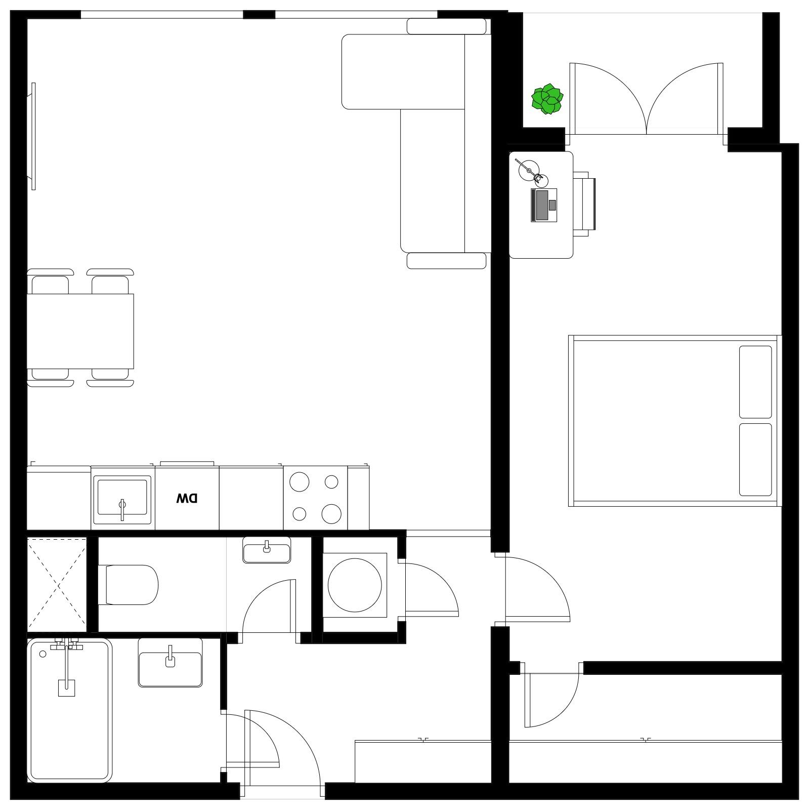 Pronájem byt 2 + kk, 50㎡|Hlavní město Praha, Praha, Praha 3, Žižkov, Květinková 370/16, 13000