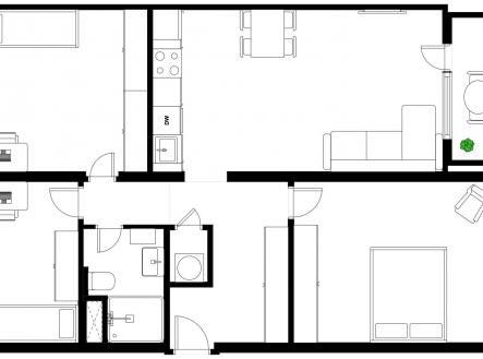 Prodej bytu, 4+kk, 75 m²