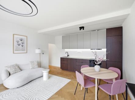 Pronájem bytu, 2+kk, 48 m²