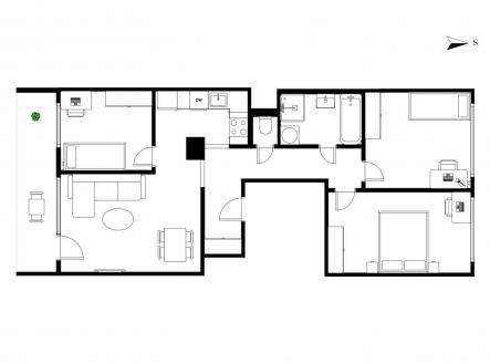 Prodej bytu, 4+kk, 76 m²