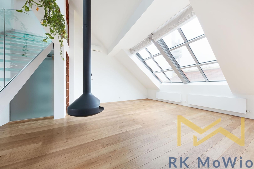 Laubova living room with fireplace