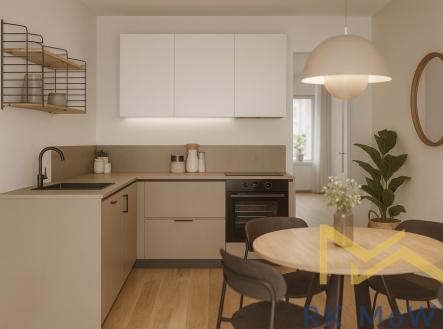 Pronájem bytu, 2+kk, 50 m²