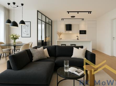 Pronájem bytu, 2+kk, 53 m²