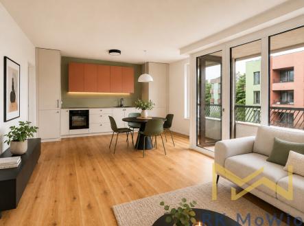 Pronájem bytu, 2+kk, 49 m²