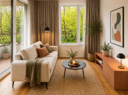Pronájem bytu, 2+kk, 49 m²