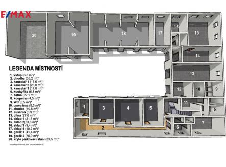 Prodej výrobní prostor, 1 359 m²