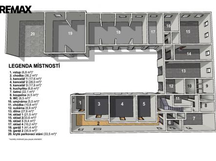 Prodej výrobní prostor, 1 359 m²