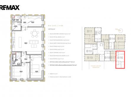 Prodej bytu, 3+kk, 3 470 m²
