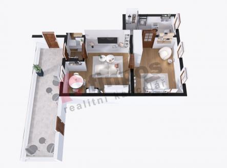 Prodej bytu, 2+kk, 88 m²