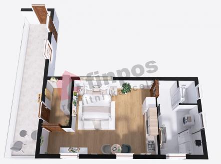 Prodej bytu, 2+kk, 88 m²