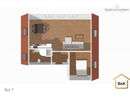 Prodej bytu, 2+kk, 76 m²