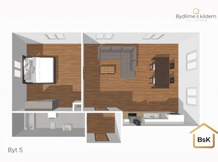 Prodej bytu, 2+kk, 71 m²