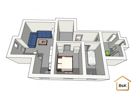 Prodej bytu, 3+kk, 68 m²