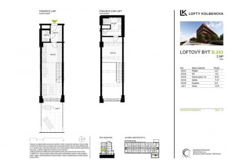 Prodej bytu, 2+kk, 53 m²