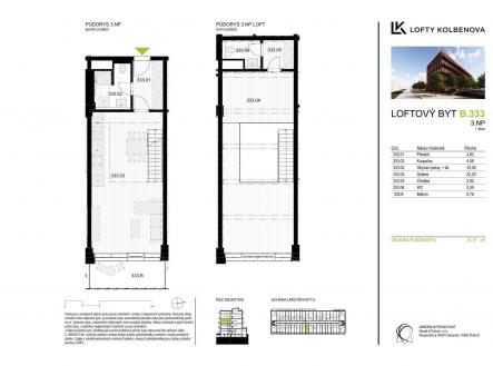 Prodej bytu, 3+kk, 85 m²