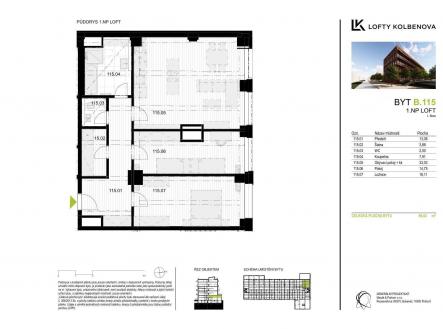 Prodej bytu, 3+kk, 100 m²