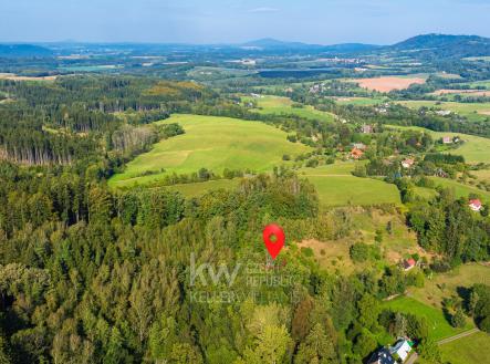 Prodej - pozemek, les, 2 546 m²